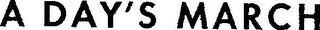 A DAY'S MARCH logo