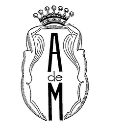 A DE M logo