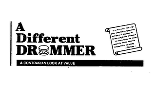 A DIFFERENT DRUMMER A CONTRANIAN LOOK AT VALUE logo