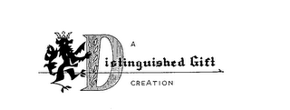 A DISTINGUISHED GIFT CREATION logo