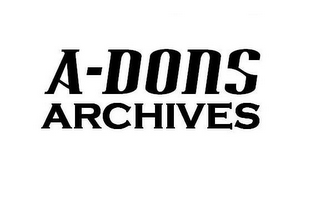 A-DONS ARCHIVES logo