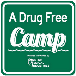 A DRUG FREE CAMP POWERED AND VERIFIED BY NORTON MEDICAL INDUSTRIES logo