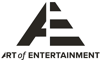 A E ART OF ENTERTAINMENT logo