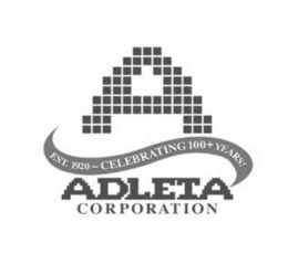 A EST. 1920 CELEBRATING 100+ YEARS! ADLETA CORPORATION logo