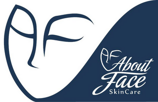 A F ABOUT FACE SKINCARE logo