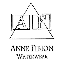 A F ANNE FIBION WATERWEAR logo