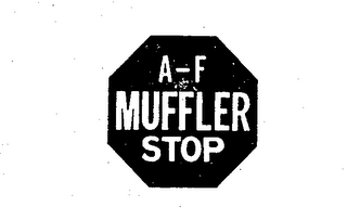 A-F MUFFLER STOP logo