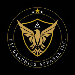 A FAJ GRAPHICS APPAREL INC. logo