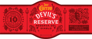 · A FAMILY OWNED COMPANY · GENERATIONS FOR 10 JOSE CUERVO DEVIL'S RESERVE RESERVA DEL DIABLO MÁS SABE EL DIABLO POR VIEJO. QUE POR DIABLO logo