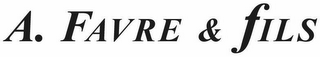 A. FAVRE & FILS logo