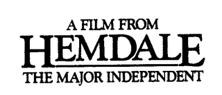 A FILM FROM HEMDALE THE MAJOR INDEPENDENT logo
