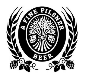 A FINE PILSNER BEER M logo