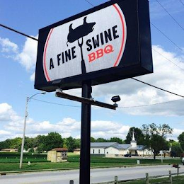 A FINE SWINE BBQ logo