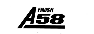 A FINISH 58 logo