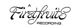A FIRSTFRUITS RECORDING logo