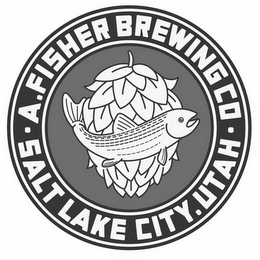 A. FISHER BREWING CO. SALT LAKE CITY, UTAH logo