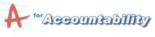 A FOR ACCOUNTABILITY logo