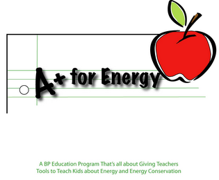 A+ FOR ENERGY logo