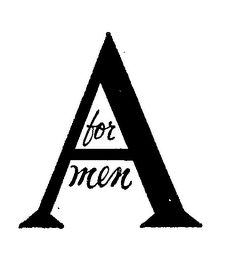 A FOR MEN logo