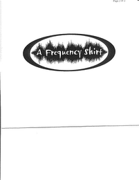 A FREQUENCY SHIRT logo