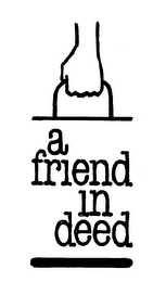 A FRIEND IN DEED logo