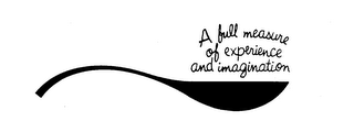 A FULL MEASURE OF EXPERIENCE AND IMAGINATION logo