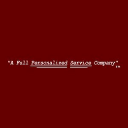 "A FULL PERSONALIZED SERVICE COMPANY" logo