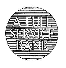 A FULL SERVICE BANK logo