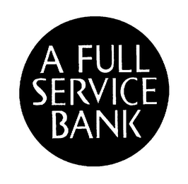 A FULL SERVICE BANK logo