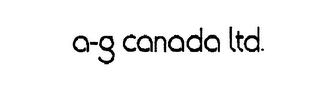 A-G CANADA LTD. logo