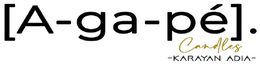 [A-GA-PÉ]. CANDLES -KARAYAN ADIA- logo