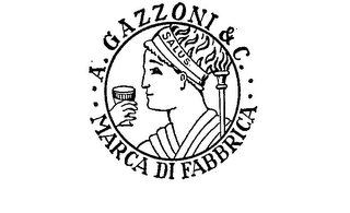 A. GAZZONI & C. MARCA DI FABBRICA logo