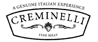 A GENUINE ITALIAN EXPERIENCE CREMINELLI FINE MEAT C logo