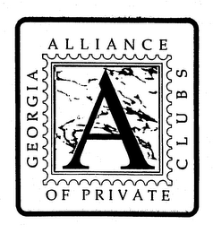 A GEORGIA ALLIANCE OF PRIVATE CLUBS logo