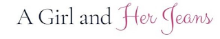 A GIRL AND HER JEANS logo