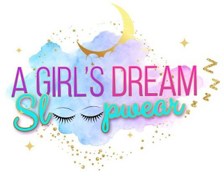 A GIRL'S DREAM SLEEPWEAR Z Z Z Z Z logo