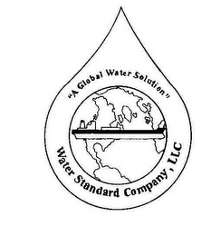 "A GLOBAL WATER SOLUTION" WATER STANDARD COMPANY, LLC logo