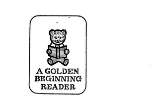 A GOLDEN BEGINNING READER logo
