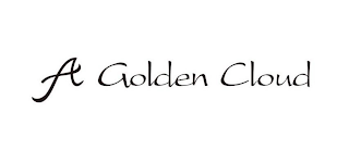 A GOLDEN CLOUD logo