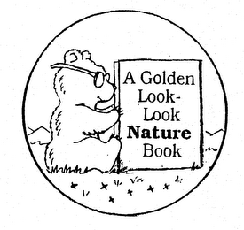 A GOLDEN LOOK-LOOK NATURE BOOK logo