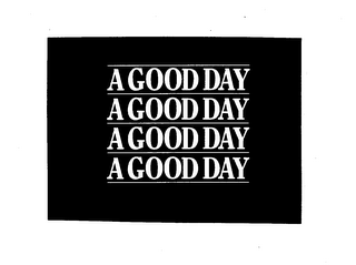 A GOOD DAY logo
