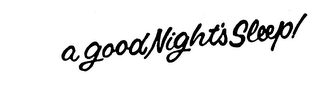 A GOOD NIGHT'S SLEEP! logo