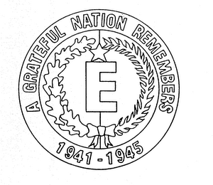 A GRATEFUL NATION REMEMBERS 1941-1945 E logo
