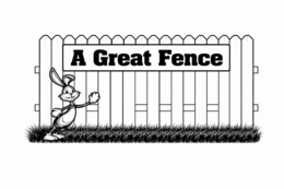 A GREAT FENCE logo
