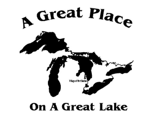 A GREAT PLACE ON A GREAT LAKE VILLAGE OF PORT SANILAC logo