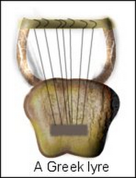 A GREEK LYRE logo