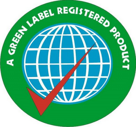 A GREEN LABEL REGISTERED PRODUCT logo