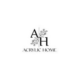 A H ACRYLIC HOME logo