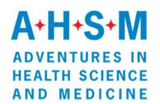 A+ H+ S+ M ADVENTURES IN HEALTH SCIENCEAND MEDICINE logo