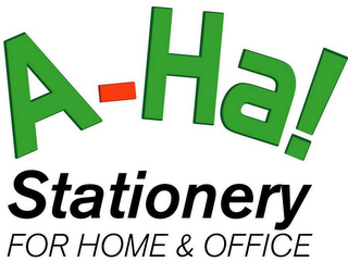 A-HA STATIONERY FOR HOME & OFFICE logo